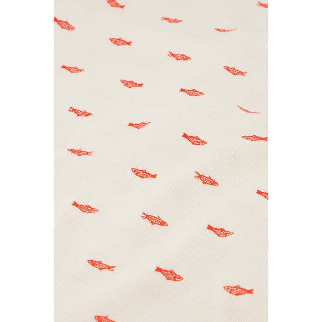 Fabienne Chapot Tanja Jersey Tank Cosy White/Tangerine Tango