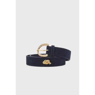 Fabienne Chapot Studded Marina Belt Maritime Blue