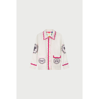 Fabienne Chapot Melodie Embro Jacket Cosy White