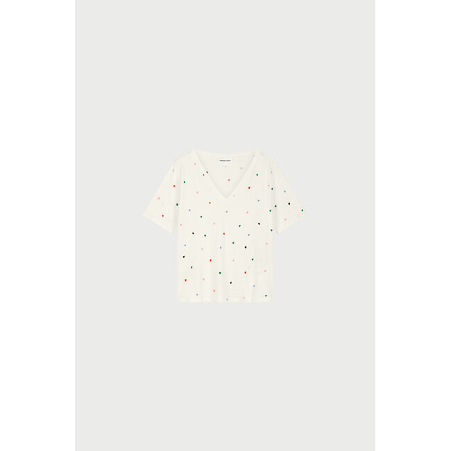 Fabienne Chapot FB Phil V-Neck T-Shirt Cosy White