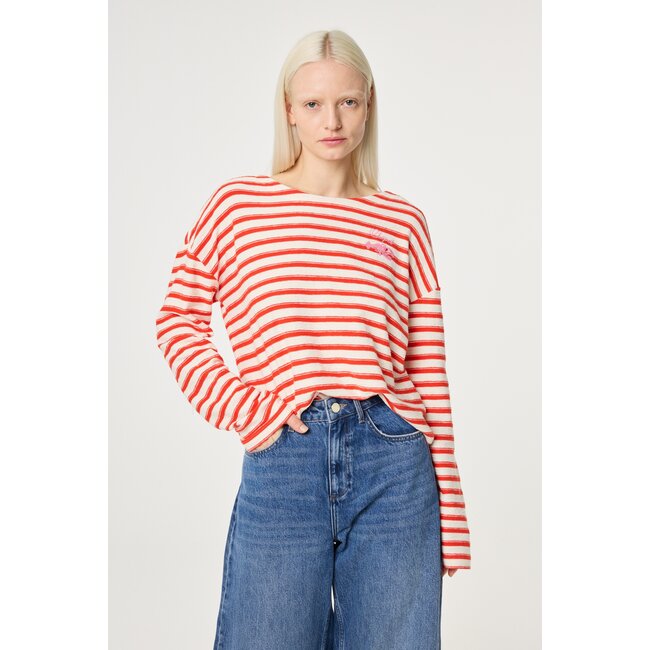 Fabienne Chapot Celina Top Cosy White/Tangerine Tango