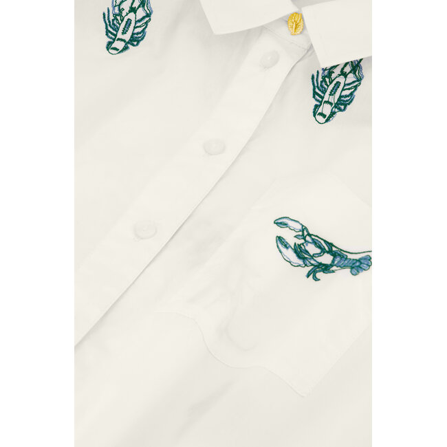 Fabienne Chapot Alex Langoustine Blouse Cosy White