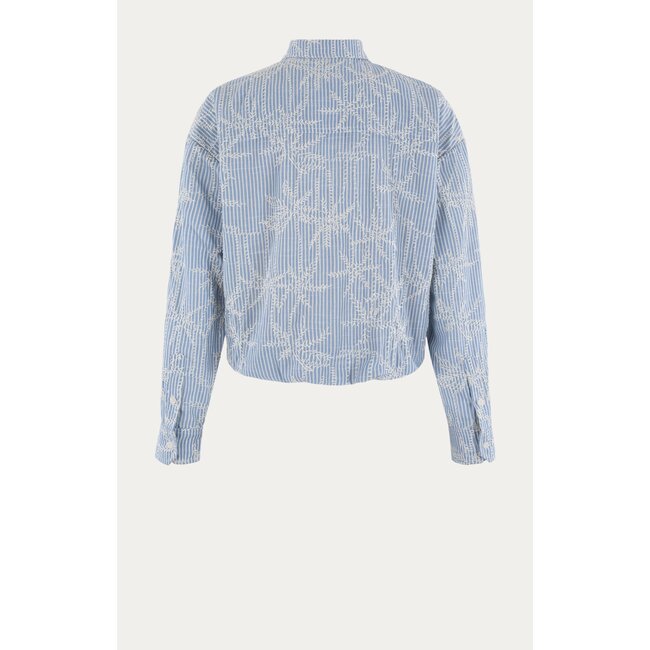 Moscow 137-05-Femila-2 Light Denim Stripe