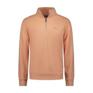 New Zealand Auckland SWEAT HALF ZIP SPRING ORANGE MELANGE