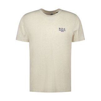 TEE ROUND NECK SOFT ECRU MELANGE