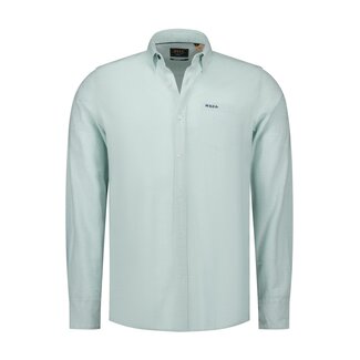 SHIRT LONG SLEEVE PALE LEAF MELANGE