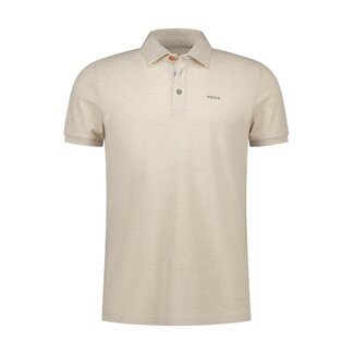 POLO SHORT SLEEVE SOFT ECRU MELANGE