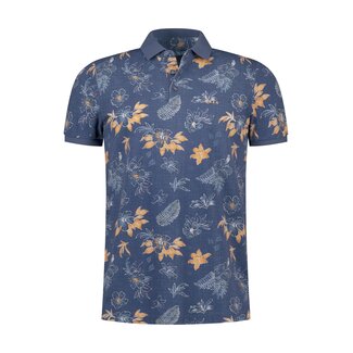 New Zealand Auckland POLO SHORT SLEEVE NAVY SKY 26CN124