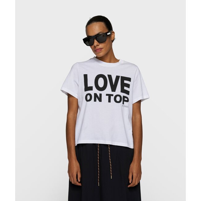 10Days love petite tee white