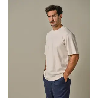 Profuomo T-SHIRT CREW NECK SS OFF WHITE