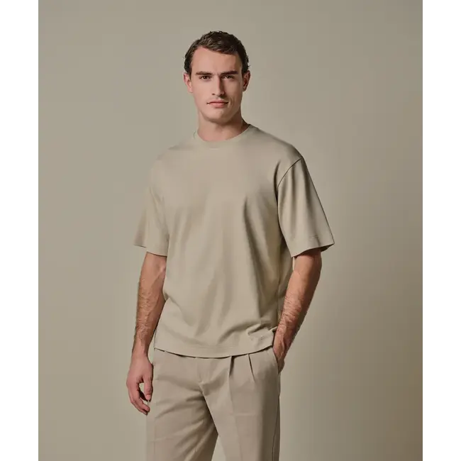 Profuomo T-SHIRT CREW NECK SS BEIGE