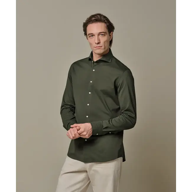 Profuomo SHIRT X-CUTAWAY SF GREEN