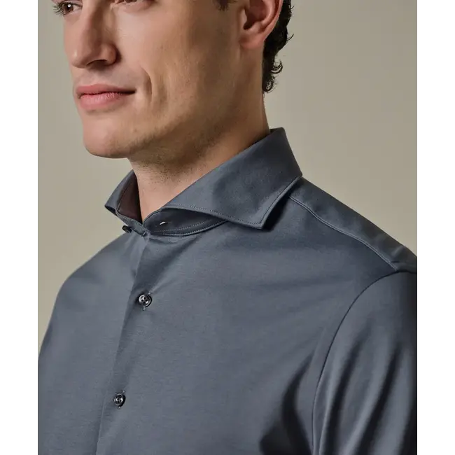 Profuomo SHIRT X-CUTAWAY SF DENIM BLUE