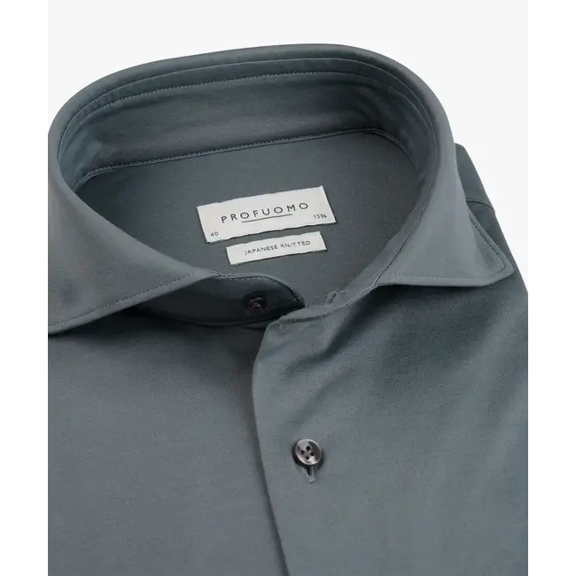 Profuomo SHIRT X-CUTAWAY SF DENIM BLUE