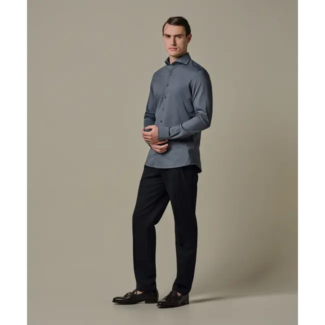 Profuomo SHIRT X-CUTAWAY SF DENIM BLUE