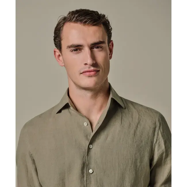 Profuomo SHIRT CUTAWAY SF M.GREEN