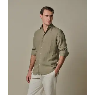 Profuomo SHIRT CUTAWAY SF M.GREEN
