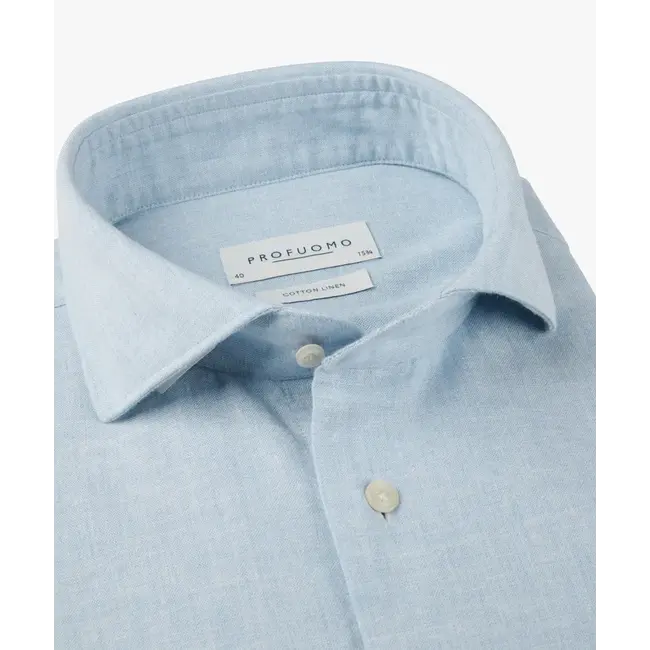 Profuomo SHIRT CUTAWAY SF L.BLUE