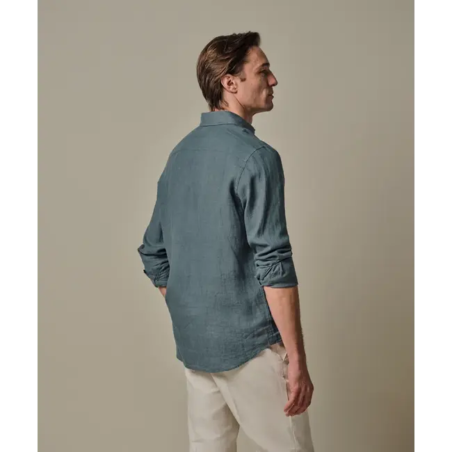 Profuomo SHIRT CUTAWAY SF GREY BLUE