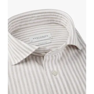 Profuomo SHIRT CUTAWAY SF BEIGE