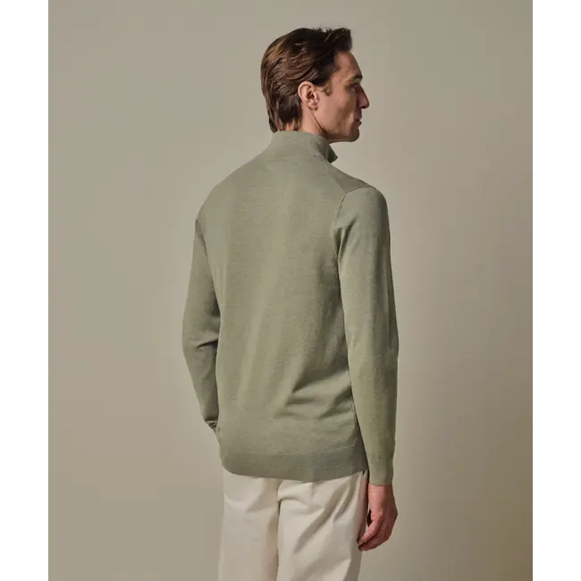Profuomo PULLOVER HALF ZIP M GREEN