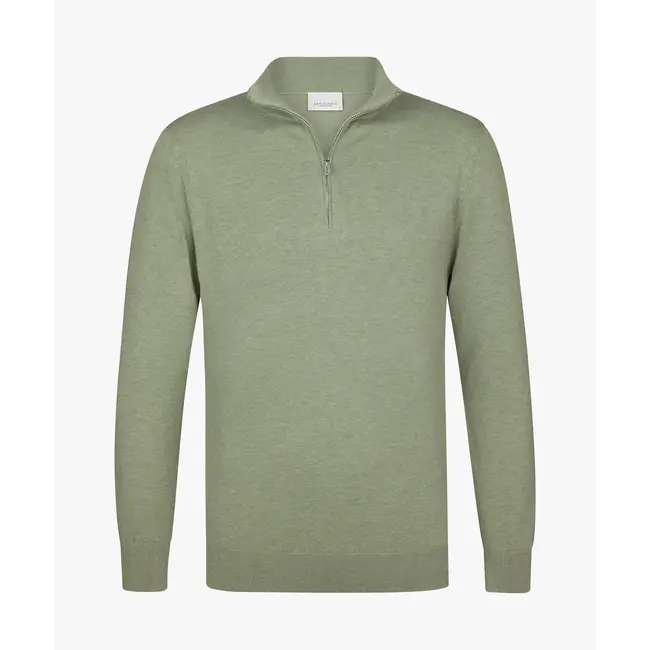 Profuomo PULLOVER HALF ZIP M GREEN