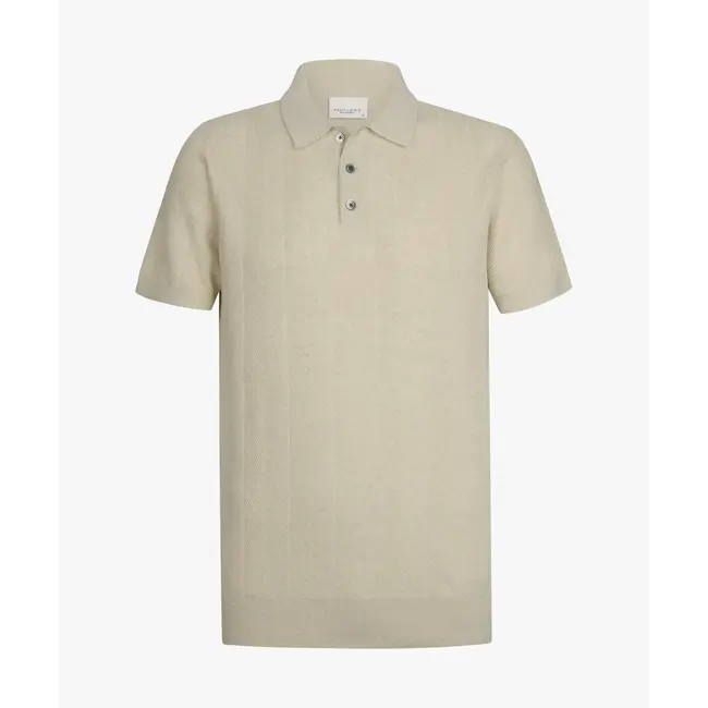 Profuomo POLO SS RAW WHITE