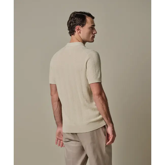 Profuomo POLO SS RAW WHITE