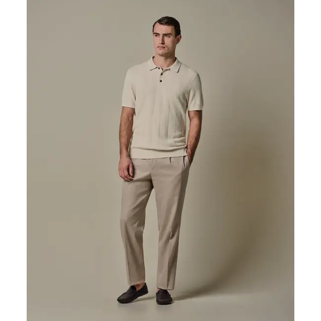 Profuomo POLO SS RAW WHITE