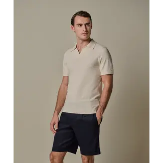 Profuomo POLO OPEN COLLAR SS OFF WHITE PPXD10023E