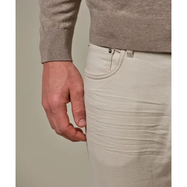 Profuomo DENIM 5 POCKET RLX OFFWHITE