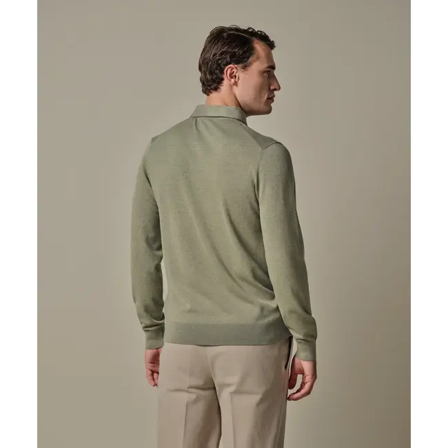 Profuomo POLO ONEPIECE LS M GREEN