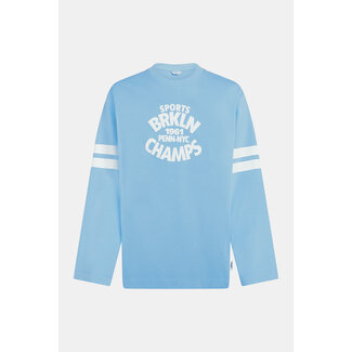 PENN&INK Longsleeve print ciel white