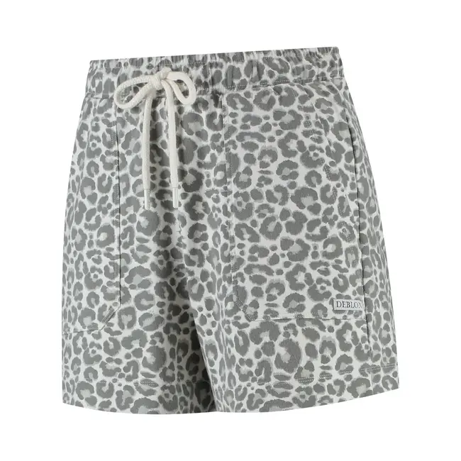 Deblon Mira Shorts Leopard Limestone