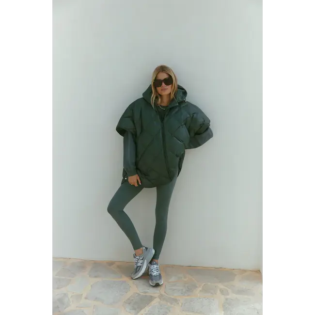 Deblon Classic Leggings High Waistband Sage