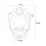 ARC Marine STORM Table lamp 22 cm wit