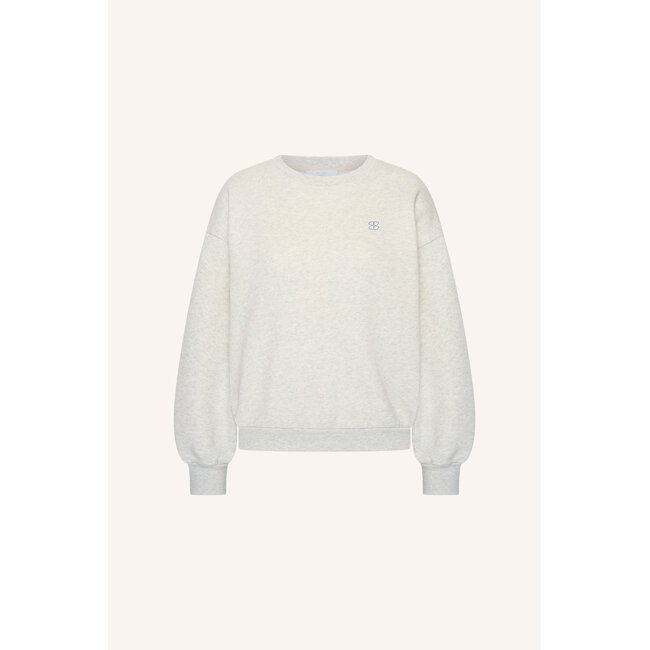 By Bar lili amor sweater light grey melee