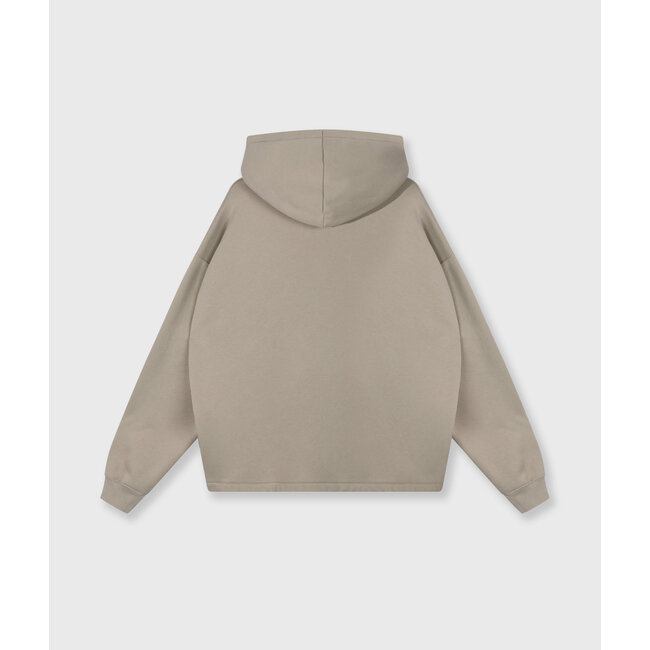10Days statement logo hoodie fog