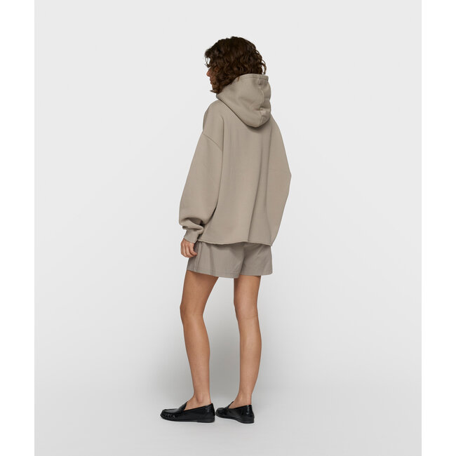 10Days statement logo hoodie fog
