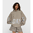 10Days statement logo hoodie fog