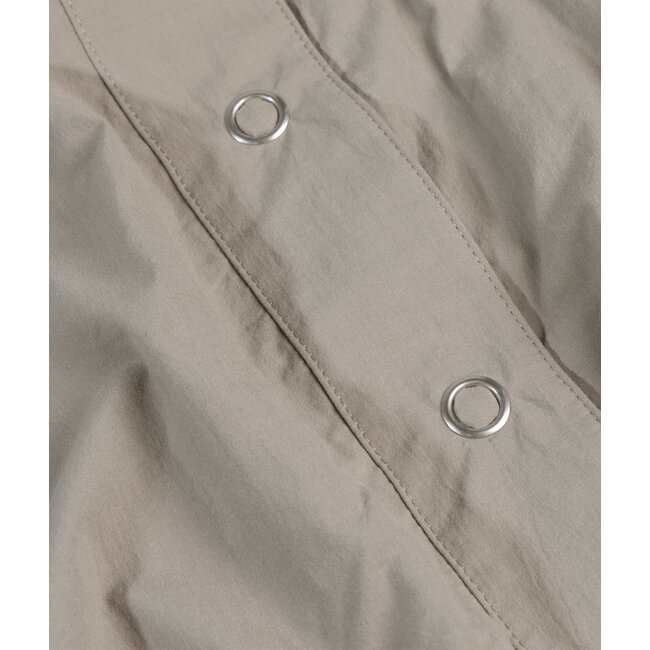 10Days wide crinkle jacket fog