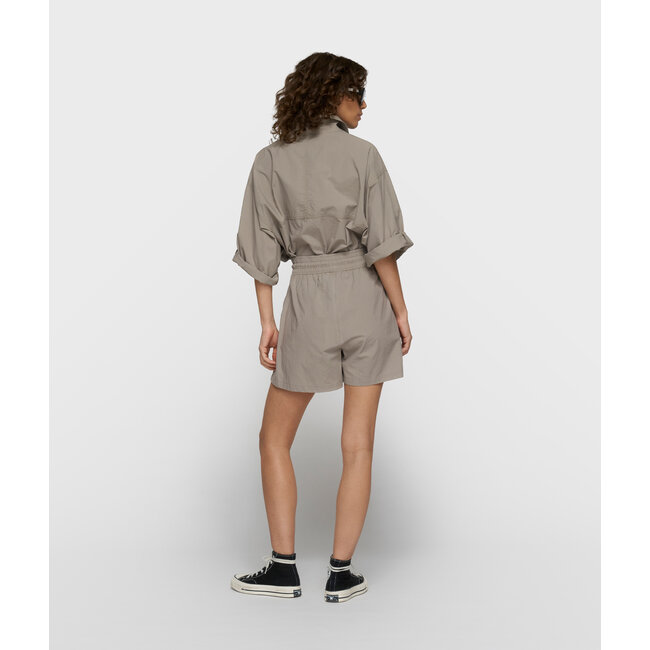 10Days wide crinkle jacket fog