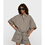 10Days wide crinkle jacket fog