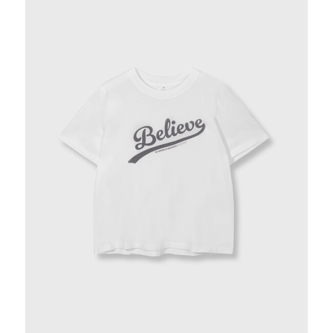10Days petite tee believe white