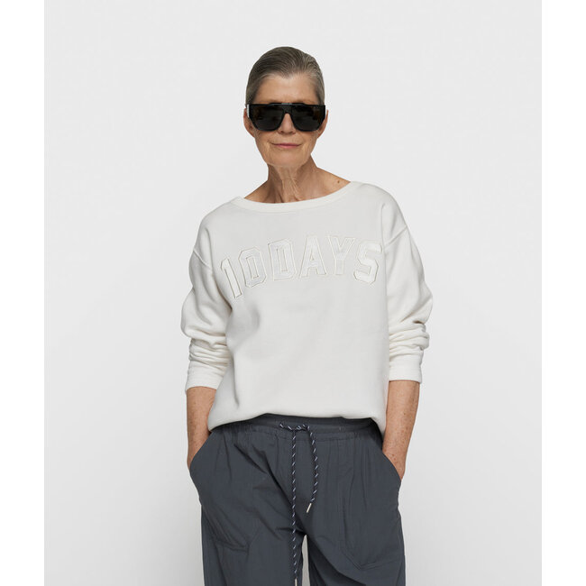 10Days petite statement sweater ecru