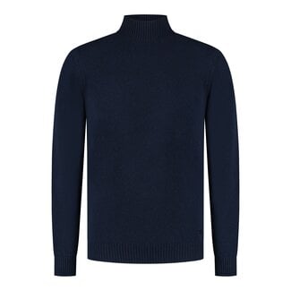 EMSLEY pull mockneck Navy
