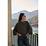 jess blouse olive check