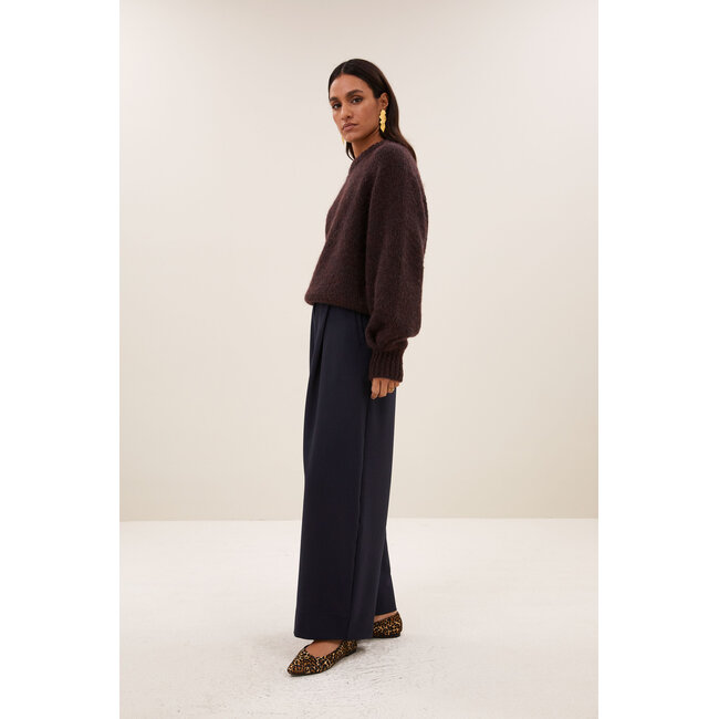 lucia pullover chocolate brown