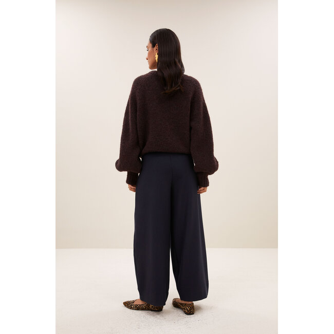 lucia pullover chocolate brown