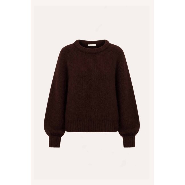 lucia pullover chocolate brown